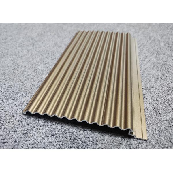 Рифленая декоративная алюминиевая панель стены 3D для внешней предпосылки