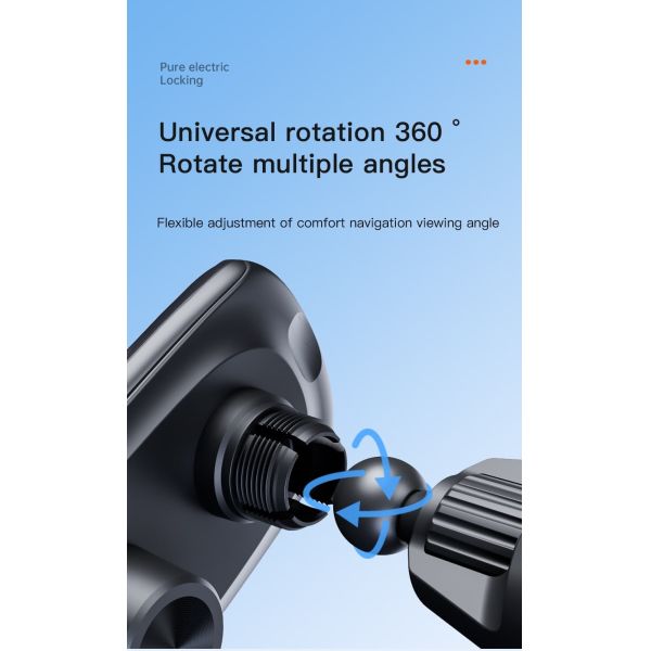 66W Magnetic Car Phone Holder With Fast Charging Hands Free Car Phone Holder