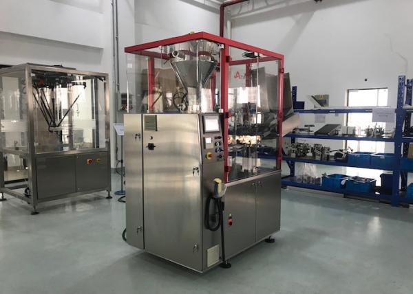 Stable Cosmetic Tube Sealing Machine , Cosmetic Filling Machine 12 Stations Easy Control