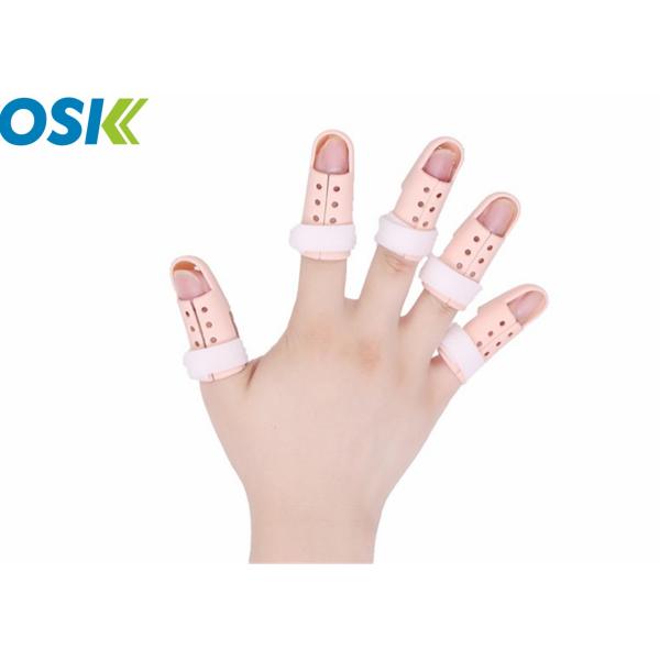 Adjustable Broken Bone Splint Plastic Finger Splints Hoop - Loop Design