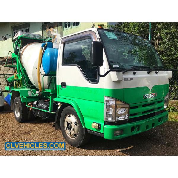 ISUZU ELF 1.5CBM Self Loading Mobile Concrete Cement Mixer Construction Truck