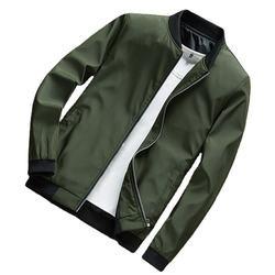 design personalizado por atacado de alta qualidade casaco masculino casaco ultra fino Leica roupas Casual Coat Slim Fit casaco bombista casaco homens