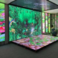 500 mmW*1000 mmH GOB Panel de pantalla de suelo LED ajustable con pantalla de colores