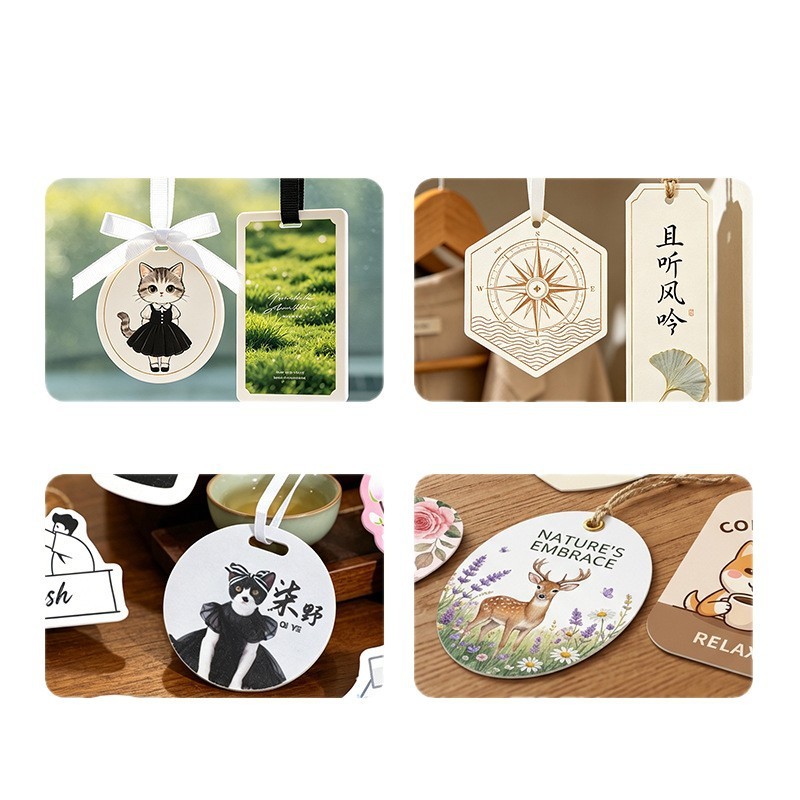Car Aroma Card Pendant Long-Lasting Scented Hanging Ornament for Vehicle