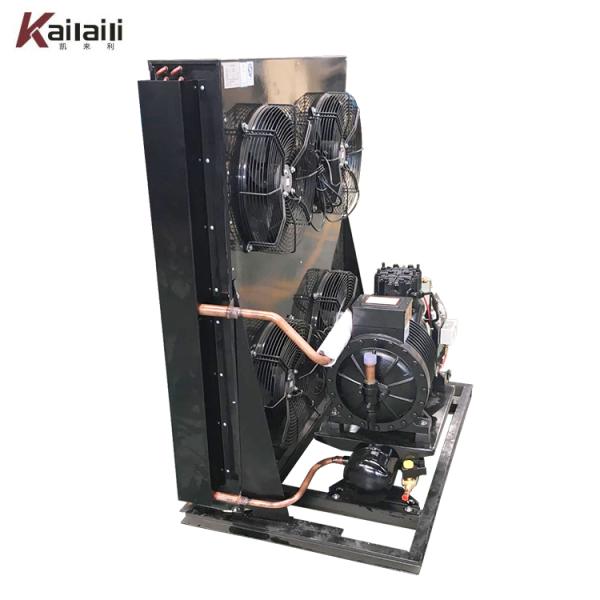 10HP Copeland Semi Hermetic Compressor Fin Type Air Cooled Condensing Unit