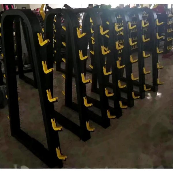 Barbell Storage Rack Commercial Gym Strength Training Equipment Heavy Duty Weightlifting Bar Holder Fitness Organization Stand