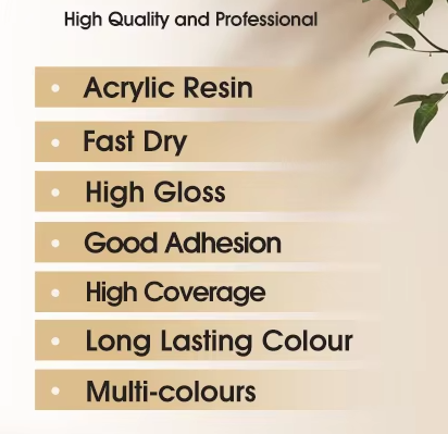 Peinture à pulvérisation d'aérosol à séchage rapide pour bois métal plastique acrylique des centaines de couleurs et résistant aux UV 400ml volume