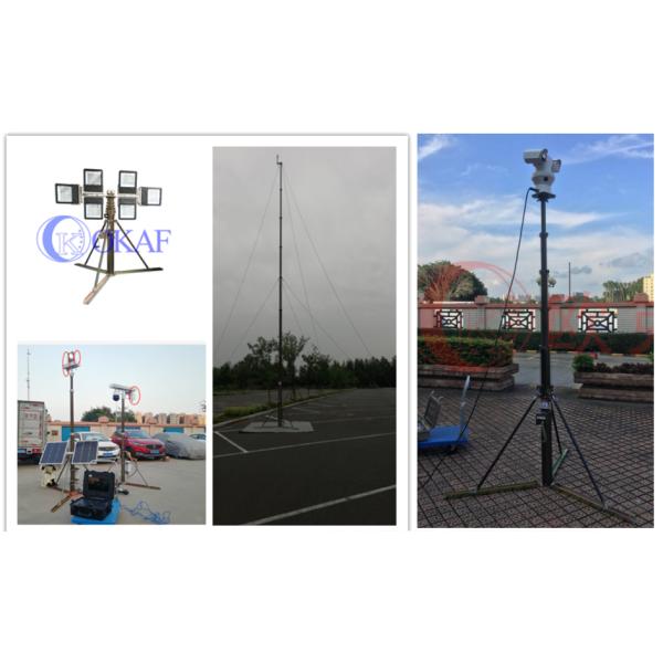26 Feet 44lb 8M Telescoping Antenna Mast With Tripod