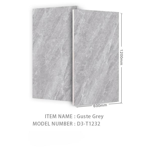 Contemporary Stone Imitation 600x1200mm Floor Tiles For Modern Living Spaces