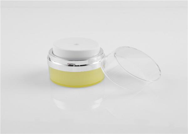 emballage privé d'air cosmétique de pot de pompe de presse de visage 50g de conteneur acrylique de crème