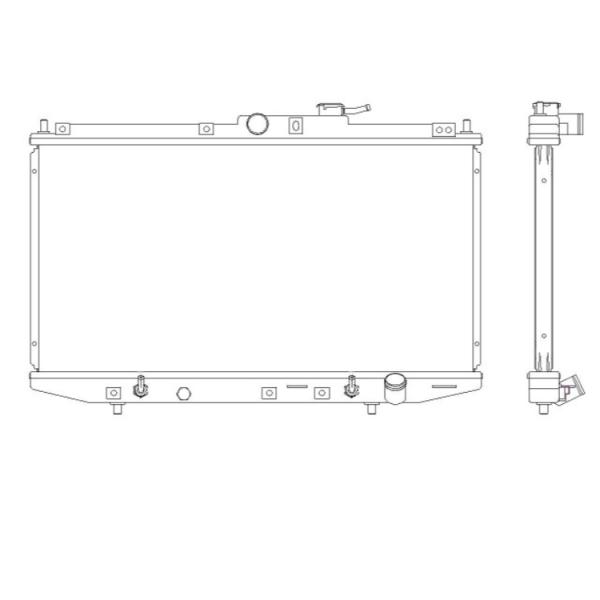 High Quality Auto Parts Radiator 9010-P75-A53