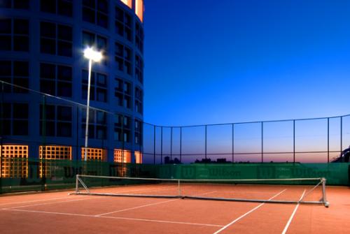 Tennis Court 250W LED Outside Flood Lights , LED Flood Light Fixtures Impact Resistance