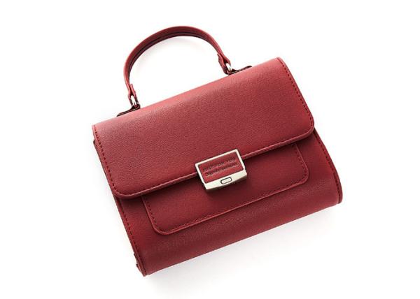 Lady Fashion Style Pu Leather Bag 16 * 12 * 7cm With Customized Logo