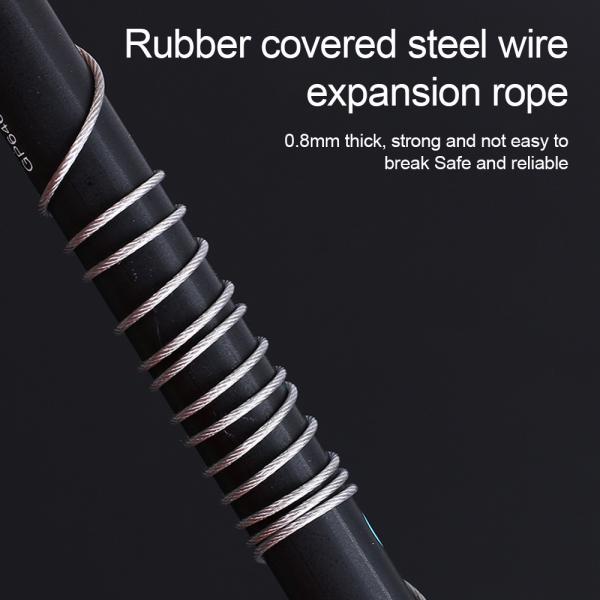 Деи значок катушка наружной тяжелой загрузки выдвижной ключевой цепь расширяемый карабинер 6875