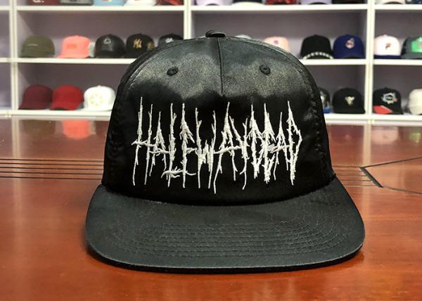 Customized Design black embroidery the beat of music logo Sports Snapback Hats Caps