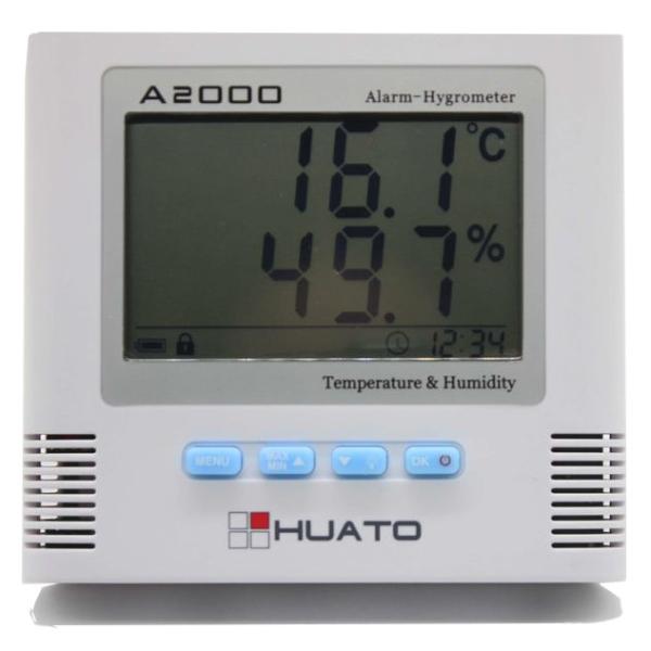 Mètre portatif d'humidité de thermomètre, opération facile de thermomètre extérieur d'intérieur
