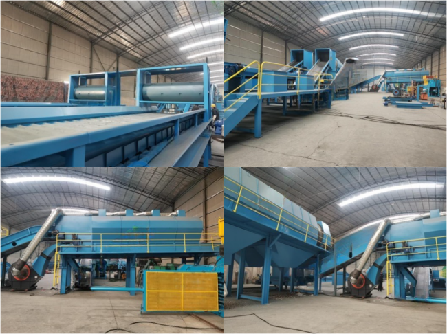 Municipal  Solid Domestic Automatic Urban Garbage Recycling Waste Sorting Plant  Line System