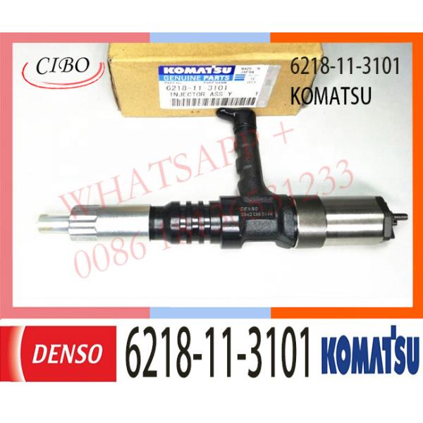 6218-11-3101 KOMATSU Fuel Injectors 095000-0562 6218-11-3100 6D140 Engine For PC750-6 PC800-6