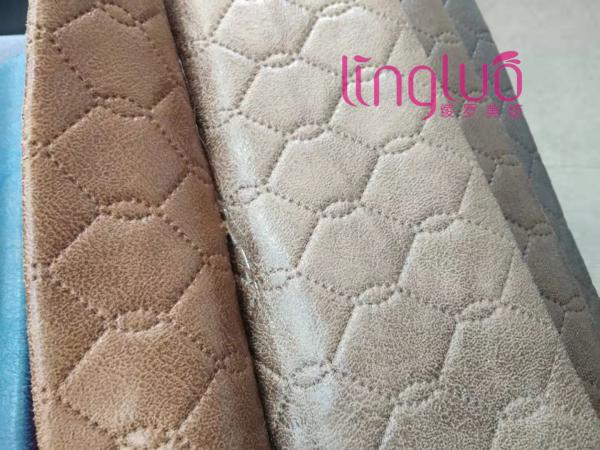 Ultrasonic wave suede fabric for sale New design soft touch Tech Cloth Cover