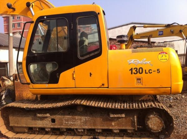 Original hyundai R130LC-5 XRAWLER EXCAVATOR FOR SALE/USED HYUNDAI EXCAVATOR