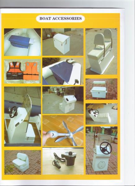 Professional Inflatable Boat Accessories Fiberglass Console / Seat OEM Approved
