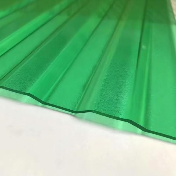 Translucent Light-Diffusing Polycarbonate Wave Tiles for Natural Lighting and Weather Protection