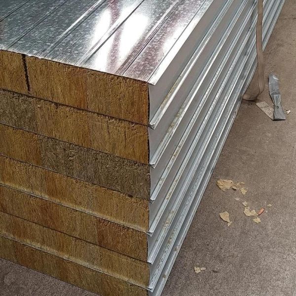 Rock Wool Panel with Temperature Resistance -268℃ to 650℃ Low Water Absorption and Thermal Conductivity 0.035-0.045 W/m·K for Thermal Insulation
