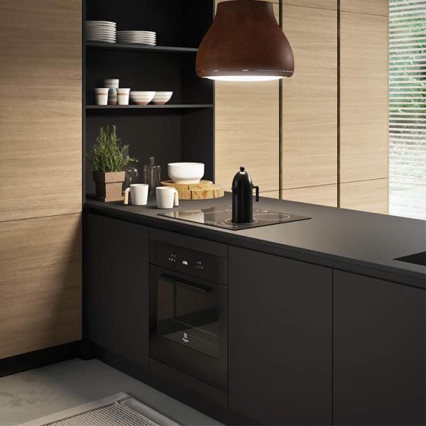Shaker Modern Acrylic Gloss Kitchen Cabinets PVC Cupboards For Home
