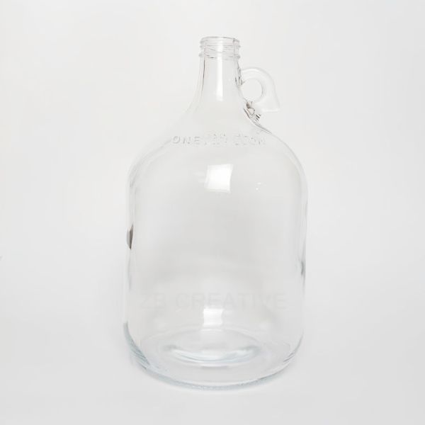 4000ml High White Gallon Liquor Bottle Screw Cap Vodka Spirits 1300g CY4000-1448A