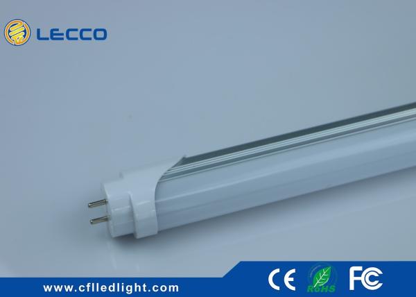 SMD 2835 2ft T8 LED Tube Lights 6000K 80 LM / W Milky PC Cover With Fixture