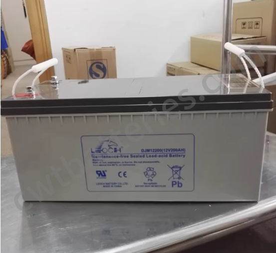 Odm Leoch DJM12200 Valve Gel VRLA Batteries Lead Acid 12V 200Ah