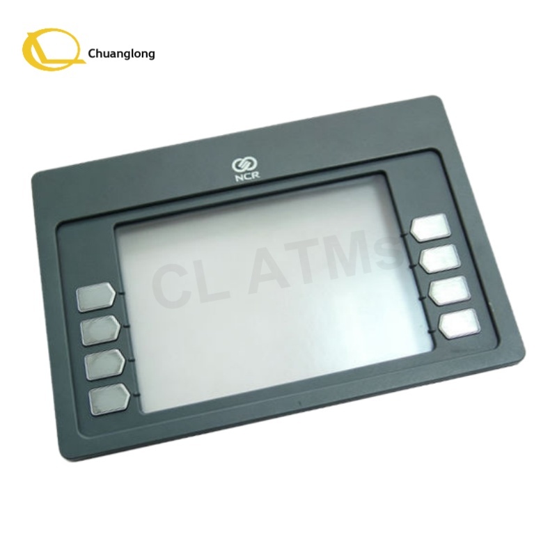 4450630474 Display Frame ATM Machine Spare Parts NCR 5870 LCD Bezel With Side Soft Keys Customer Display Frame 445-0630474