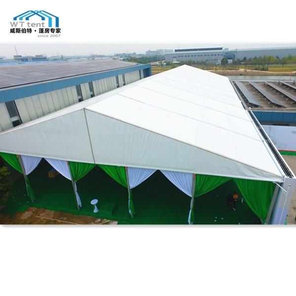 Luxury Outdoor Wedding Tent Customized Color With Decoration Lining DIN4102 B1