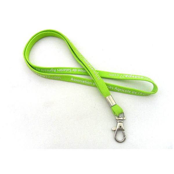 Lighting polyester silk screen led breakaway neck lanyard for party decoration