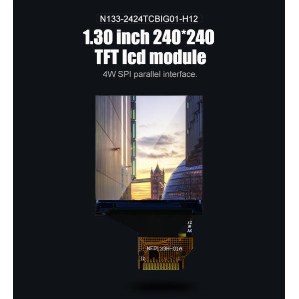 Polcd 350 Nit 240x240 St7789v 1,33-дюймовый TFT ЖК-дисплей 4 провода SPI черный