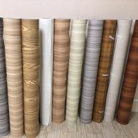 Vacuum Press Decorative Furniture Film Embossed PVC Self Adhesive Foil