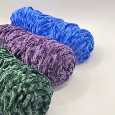 Vários tamanhos & formas Fuzzy Chenille Yarn para tecer