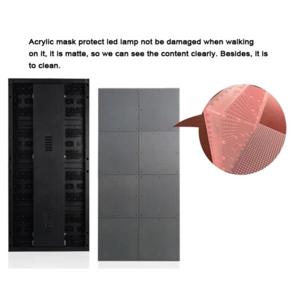 Indoor Outdoor P3.91 P4.81   P2.976 Full Color Interactive500*500mm  Led Dance Floor Display Screen