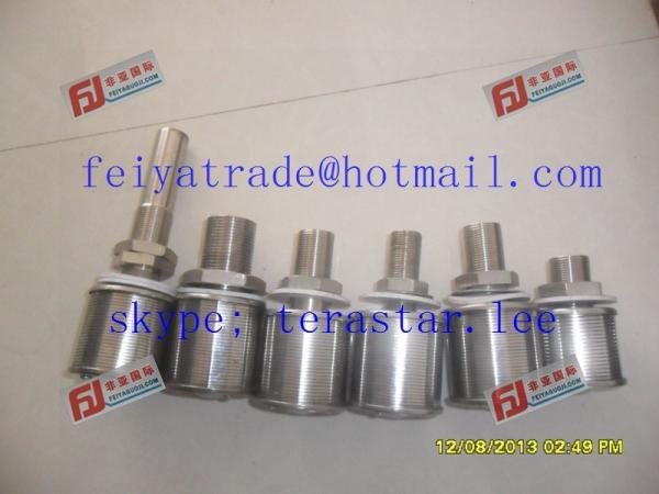 DN45-108 stainless steel wedge wire filter nozzle / johnson screen nozzle /  water & gas strainer nozzle for power plant