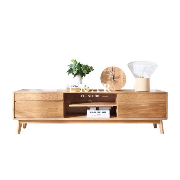 Simple Tv Stand Wood Tv Cabinet Modern Furniture European Style  FL-B036-B