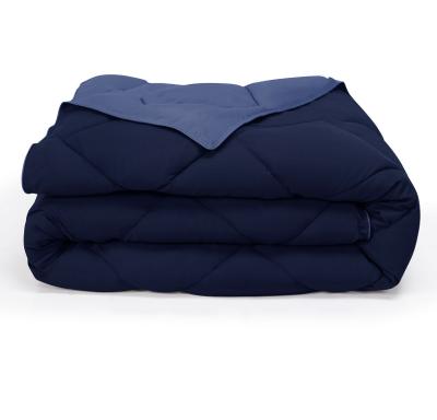 Solid Reversible Microfiber Comforter Hypoallergenic Microfiber Duvet Cover Tumble Dryable
