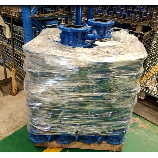 Газовые СМИ DN300 EPDM облицованный резиновый фланц Бабочковный клапан с индивидуальной поддержкой OBM