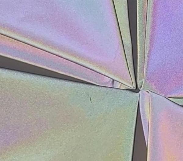 30D Mechanical Elastic Colorful Reflective Fabric
