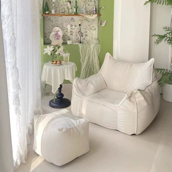Modern Simple Upholstered Armchair Lounge Chair Living Room Home Furniture Hotel Leisure Luxury Fabric Single Sofa Chairs