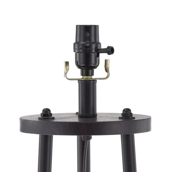 Украшение лампы пола треноги спальни деревянного утюга большое крытое