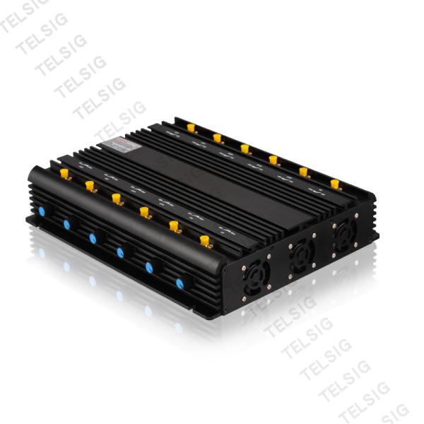 Высококачественный 5G Jammer сигнала канала Jammer 12 для защищать UHF VHF сотового телефона 2345G WiFi GPS GSM