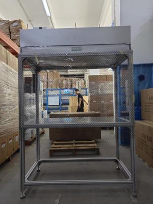Un flux d'air unidirectionnel banc de jardin en fonte et bois avec filtre HEPA Protéger le lieu de travail de la contamination