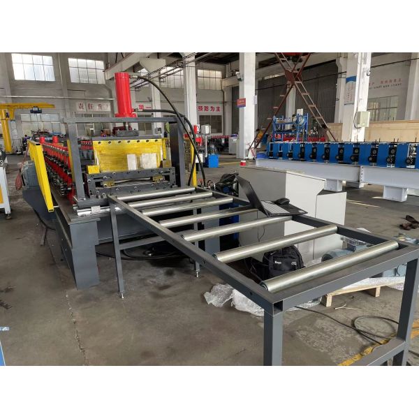 0.75-1.0mm Thickness Color Steel Storage Racking Shelf Panel Roll Forming Machine
