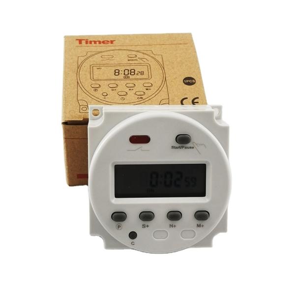 Weekly Programmable Electronic Timer CN102B DC12V 24V AC110V 220V 16A Digital Time Switch