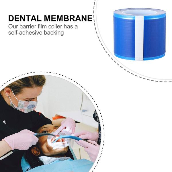 Filme dental azul transparente da barreira da borda não pegajosa para instrumentos Handheld dos equipamentos médicos